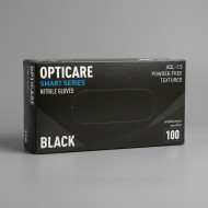 Перчатки нитрил. черные 100шт. OPTICARE короб. L 407-958 (10)