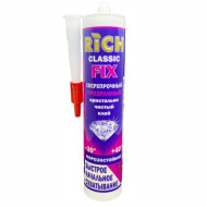 Клей монтажный (жидкие) гвозди RICH Fix прозрачный 310мл. (15)