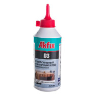 Клей ПВА AKFIX D3 500гр, белый (12)