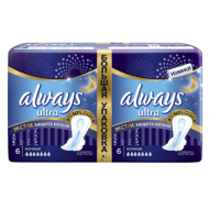 Прокладки женские ALWAYS Ultra Дуо Maxi 7капл. 12шт. 5разм. (15)
