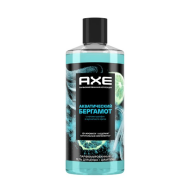Гель для душа+шампунь AXE Акватический бергамот, 400мл. парф. (8)