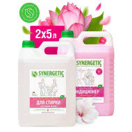 Набор SYNERGETIC гель для стирки универсаль. 5л.+кондиционер Аромамагия 5л. (1) Набор SYNERGETIC гель для стирки универсаль. 5л.+кондиционер Аромамагия 5л. (1)