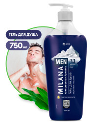 Гель для душа мужской GRASS Milana таинственная арктика 750мл. 125460 (8)