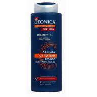 Шампунь DEONICA FOR MEN мужск. Защита от потери волос 380мл. (6)