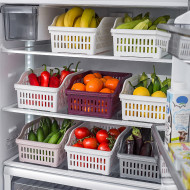 Корзинка для продуктов в холодильник 07400 200x300x140мм (24) Корзинка для продуктов в холодильник 07400 200x300x140мм (24)