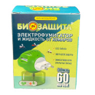 Комплект от комаров БИОЗАЩИТА фумигат+жидк. 60ночей (12) Комплект от комаров БИОЗАЩИТА фумигат+жидк. 60ночей (12)