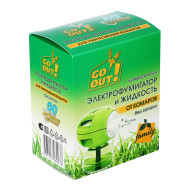 Комплект от комаров GO OUT фумигат+жидк. 60ночей (12) Комплект от комаров GO OUT фумигат+жидк. 60ночей (12)