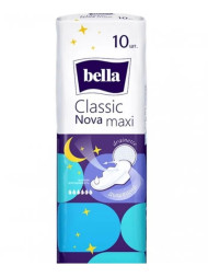 Прокладки женские BELLA Classic Nova maxi 6капл. 10шт. (24)