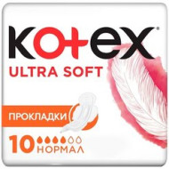 Прокладки женские KOTEX Ultra 4капл. 10шт. нормал (10)