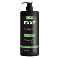 Гель для душа EXXE MEN Бодрящий POWER 2в1 1000мл (4)