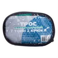 Трос буксировочный 5 тонн, 2 крюка, в сумке, РемоКолор Professional
