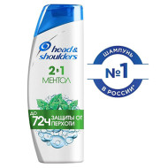 Шампунь Head&Shoulders Ментол 2в1 360мл. (6)