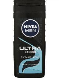 Гель для душа NIVEA MEN Ultra Carbon 250мл (6)