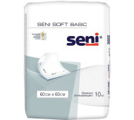 Пеленки гигиенические SENI Soft Basic 60x60см 10 шт. (24)