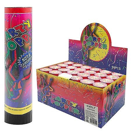 Пневмохлопушка PARTY POPPER 20,5см BF-3 42200 (24) Пневмохлопушка PARTY POPPER 20,5см BF-3 42200 (24)