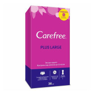 Прокладки женские CAREFREE Plus Large ежедневные 36шт. (12)