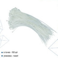 Стяжки нейлоновые 4х200 (б) 100шт. VERTEXTOOLS (125)